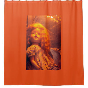 Scary Doll and Rat Shower Curtain