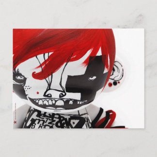 Scary Doll  Postcard