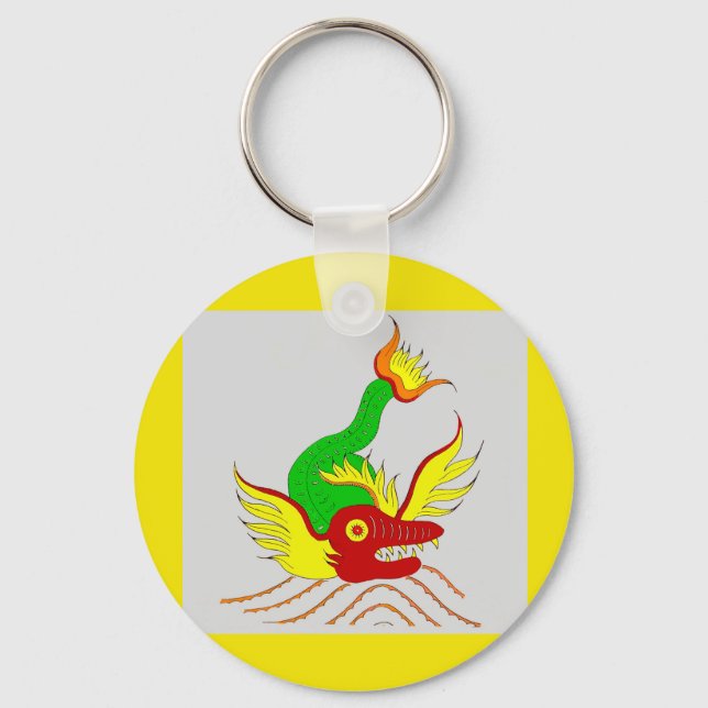 scary dragon key ring (Front)