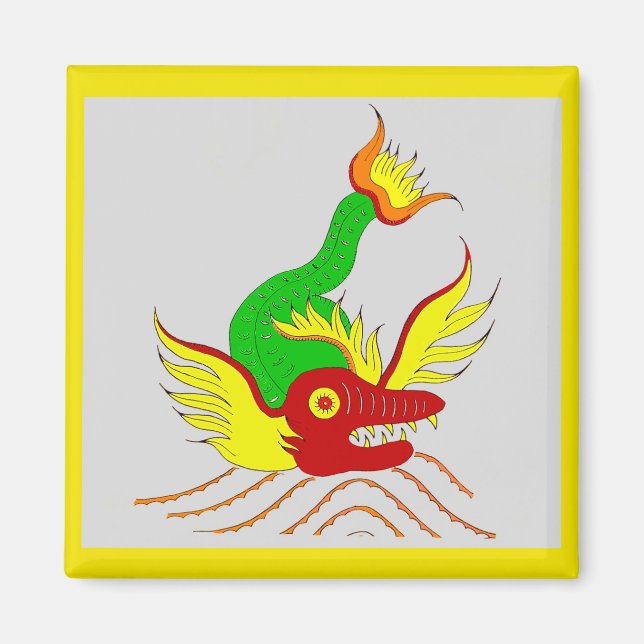 scary dragon magnet (Front)