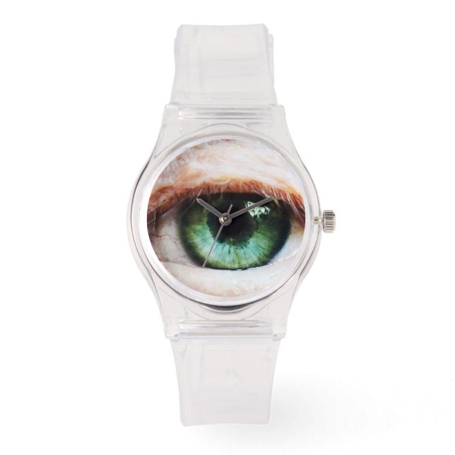 Scary Eyeball & Halloween Green Eye /spooky zombie Watch (Front)