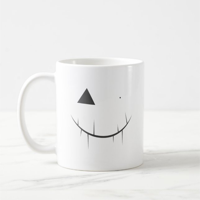 Scary Face  Coffee Mug (Left)