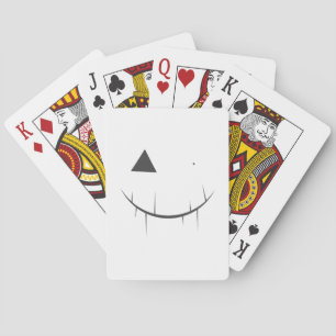 Scary Face Playing Cards