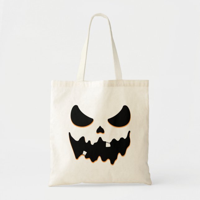 Scary Face Tote Bag (Front)