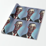 Scary Face Wrapping Paper<br><div class="desc">Creepy Face wrapping paper</div>