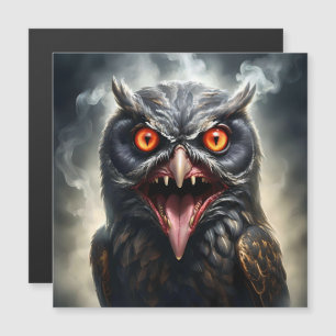 Scary Fanged Vampire Owl,
