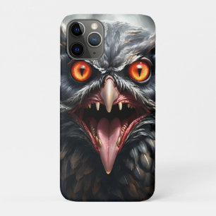 Scary Fanged Vampire Owl, Case-Mate iPhone Case