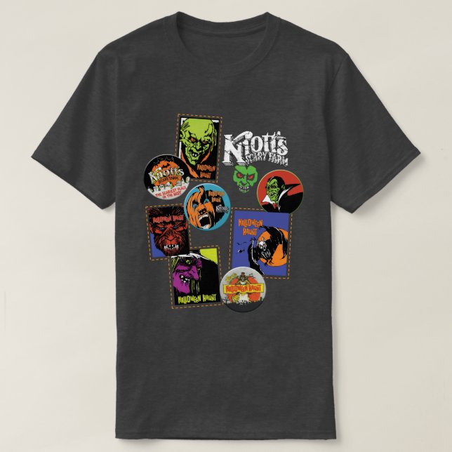 Scary Farm Monsters T-Shirt (Design Front)