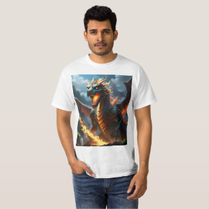 Scary Fire Breathing Dragon, T-Shirt