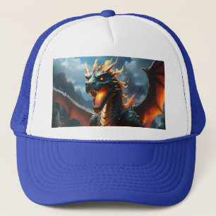 Scary Fire Breathing Dragon, Trucker Hat