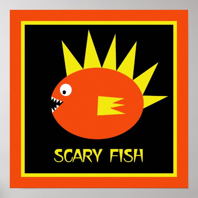 Scary Fish! Poster (Front)