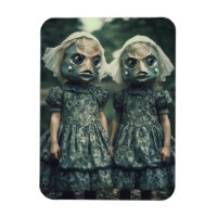 Scary Fish Twins Horror Movie Fans