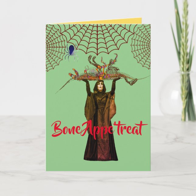 Scary Fun Halloween Party Folded Invitation (Front)