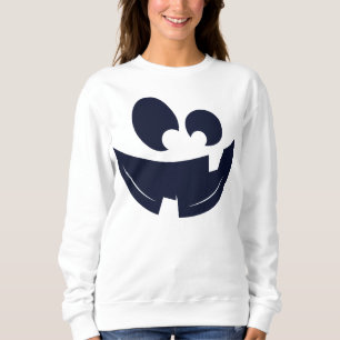 Scary Funny Face Halloween Ghost Sweatshirt
