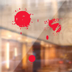 Scary funny red dripping blood spooky Halloween