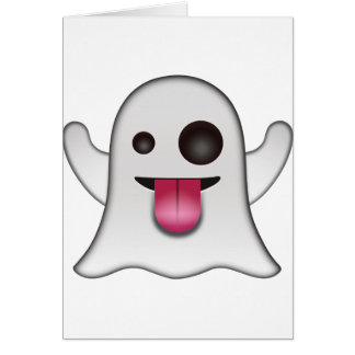 Scary Ghost Emoji Cool Fun