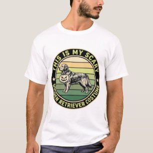 Scary Golden Retriever Halloween Costume Vintage B T-Shirt