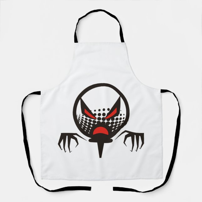 Scary Golf Halloween group graveyard Apron (Front)