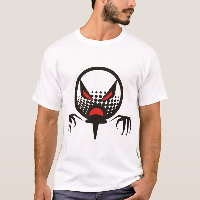 Scary Golf Halloween group graveyard T-Shirt (Front)