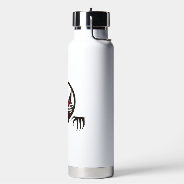 Scary Golf Halloween group graveyard Water Bottle (Left)
