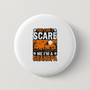 Scary Grandpa Vintage Halloween Shirt Design_1 6 Cm Round Badge
