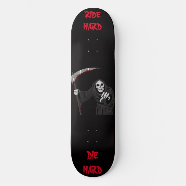 Scary Grim Reaper Skateboard (Front)