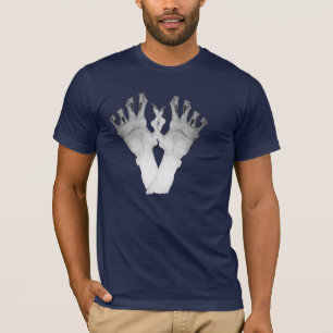 Scary gruesome monster hand with long nails art T-Shirt