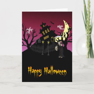 Scary Halloween Card