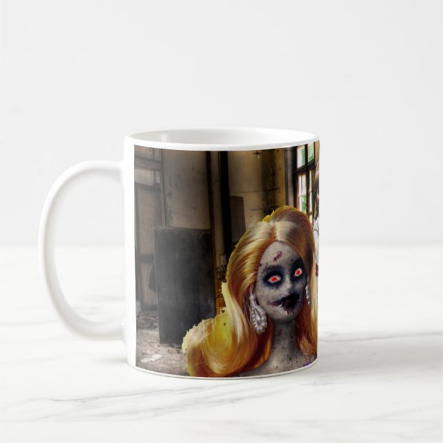 Scary Halloween. Coffee Mug (Left)