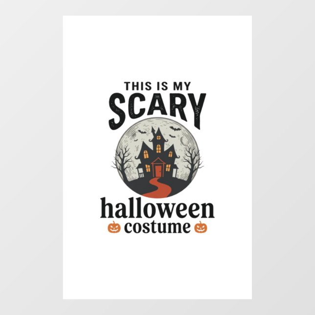 Scary Halloween Costume Haunted House Vector Desig (Sheet)