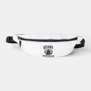 Scary Halloween Costume Haunted House Vector Desig Bum Bags