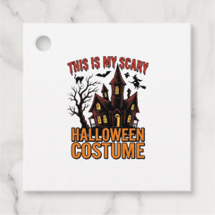 Scary Halloween Costume Haunted House Vintage Shir Favour Tags