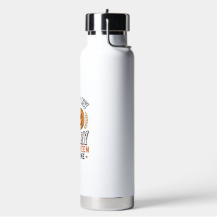Scary Halloween Costume Pumpkin Vintage Vector Des Water Bottle