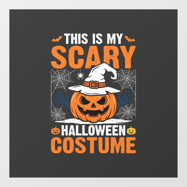 Scary Halloween Costume Pumpkin Witch Hat Design_1 (Sheet)