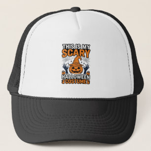 Scary Halloween Costume Pumpkin Witch Hat Shirt_1