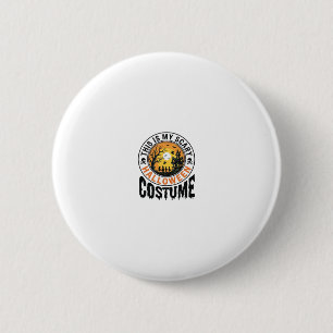 Scary Halloween Costume Vintage Engraving Shirt De 6 Cm Round Badge
