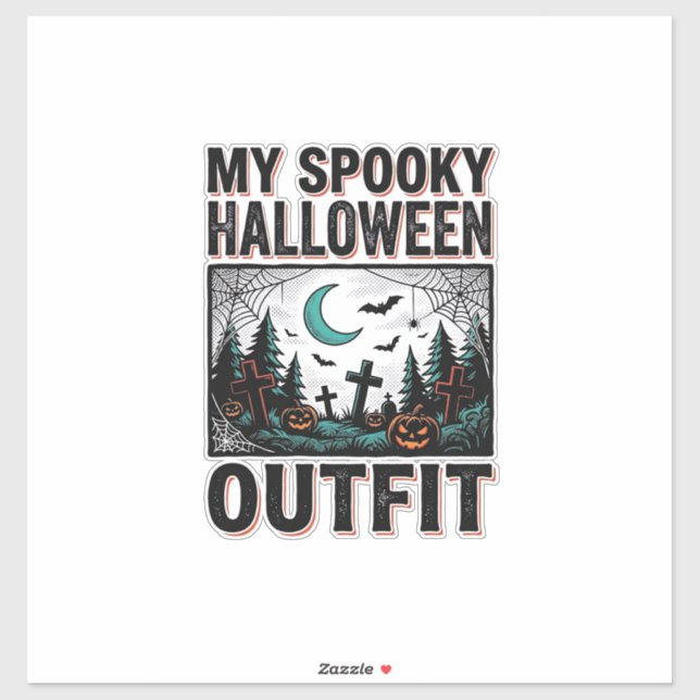 Scary Halloween Costume Vintage Graveyard Tee_1 (Sheet)