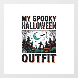 Scary Halloween Costume Vintage Graveyard Tee_1