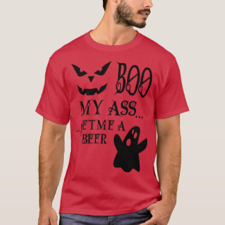 Scary Halloween Creepy Ghost Pumpkin Face T-Shirt