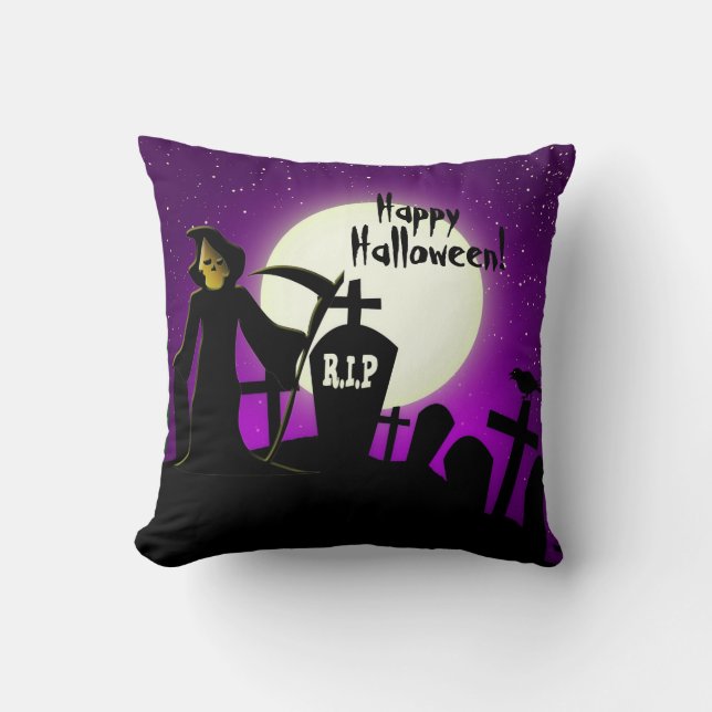 Scary Halloween Cushion (Front)