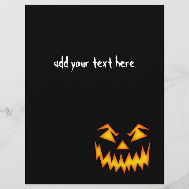 Scary Halloween Face (Front)