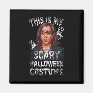 Scary Halloween Kamala Harris Trump Election Magnet