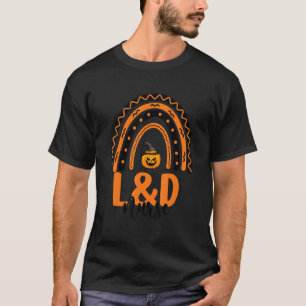 Scary Halloween L&d Nurse Rainbow Labour And Deliv T-Shirt