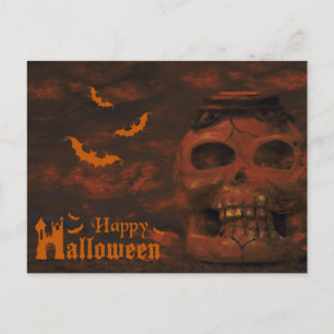 Scary Halloween Night Postcard