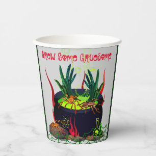 Scary Halloween Paper Cups