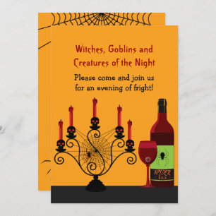 Scary Halloween Party Invitation