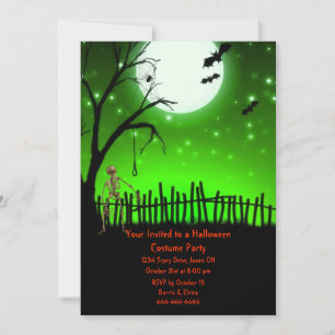 Scary Halloween Party Invitation