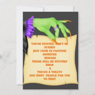 Scary HALLOWEEN PARTY INVITATIONS Scary & Cute