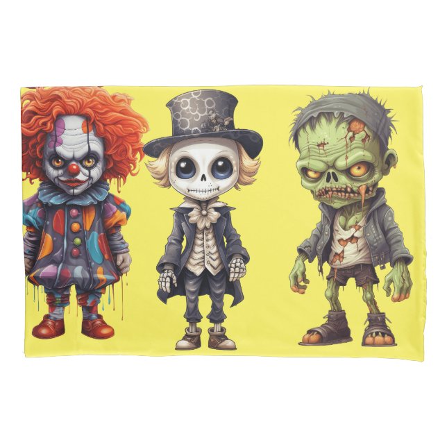 Scary Halloween Pillowcase (Front)