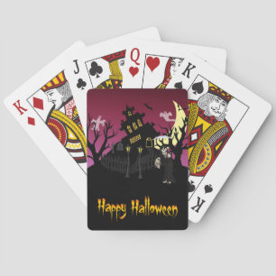 Scary Halloween Playing Cards